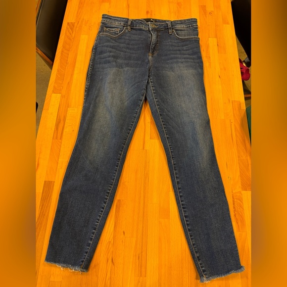 Kut Donna high rise skinny Women's Blue Jeans size 12 - Picture 1 of 10